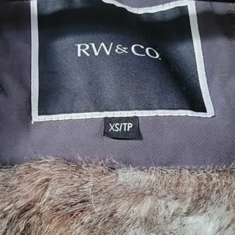 RW & CO. Faux Fur Parka, EUC - Picture 7 of 8